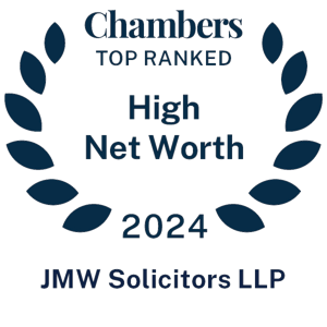 JMW's Wills, Trusts, Tax & Succession Planning are ranked in the Chambers 2024 High Net Worth Guide.